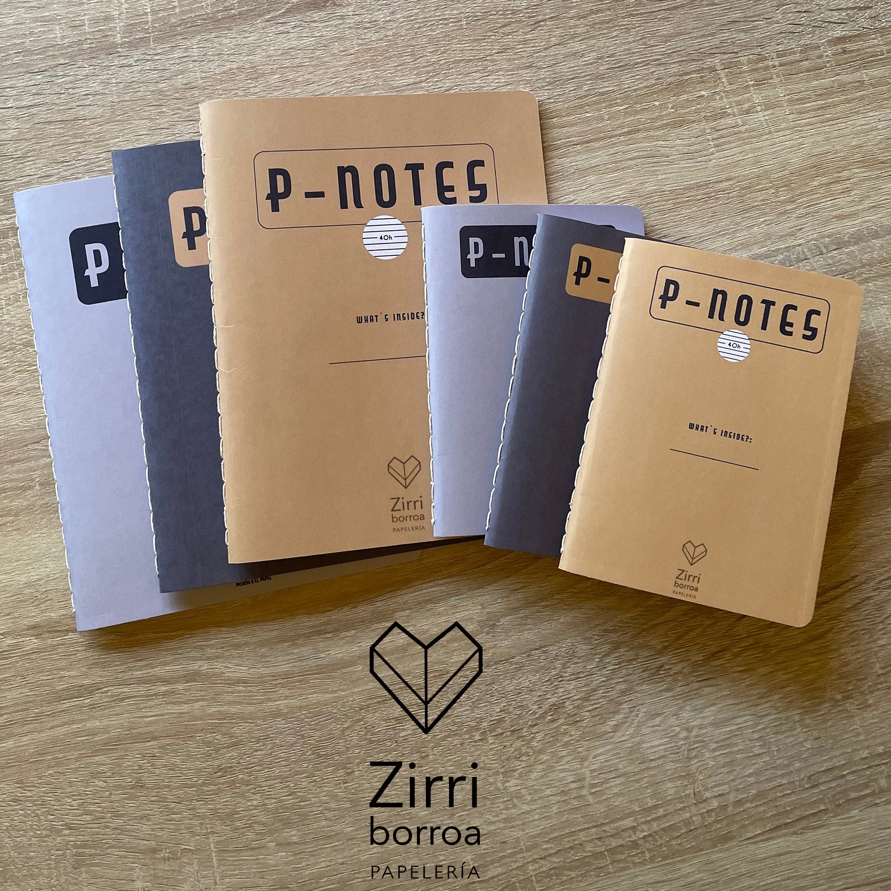 P-Notes - Libretas para uso cotidiano, escritura y dibujo.