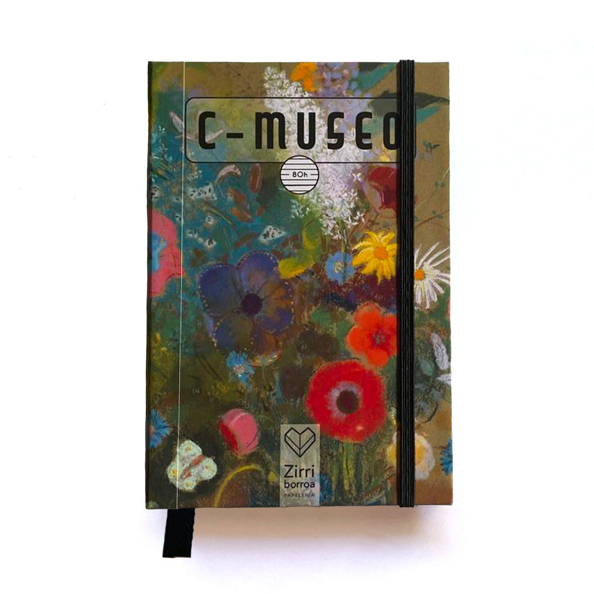 C-Museo “Bouquet de flores” - Libreta con arte en su portada