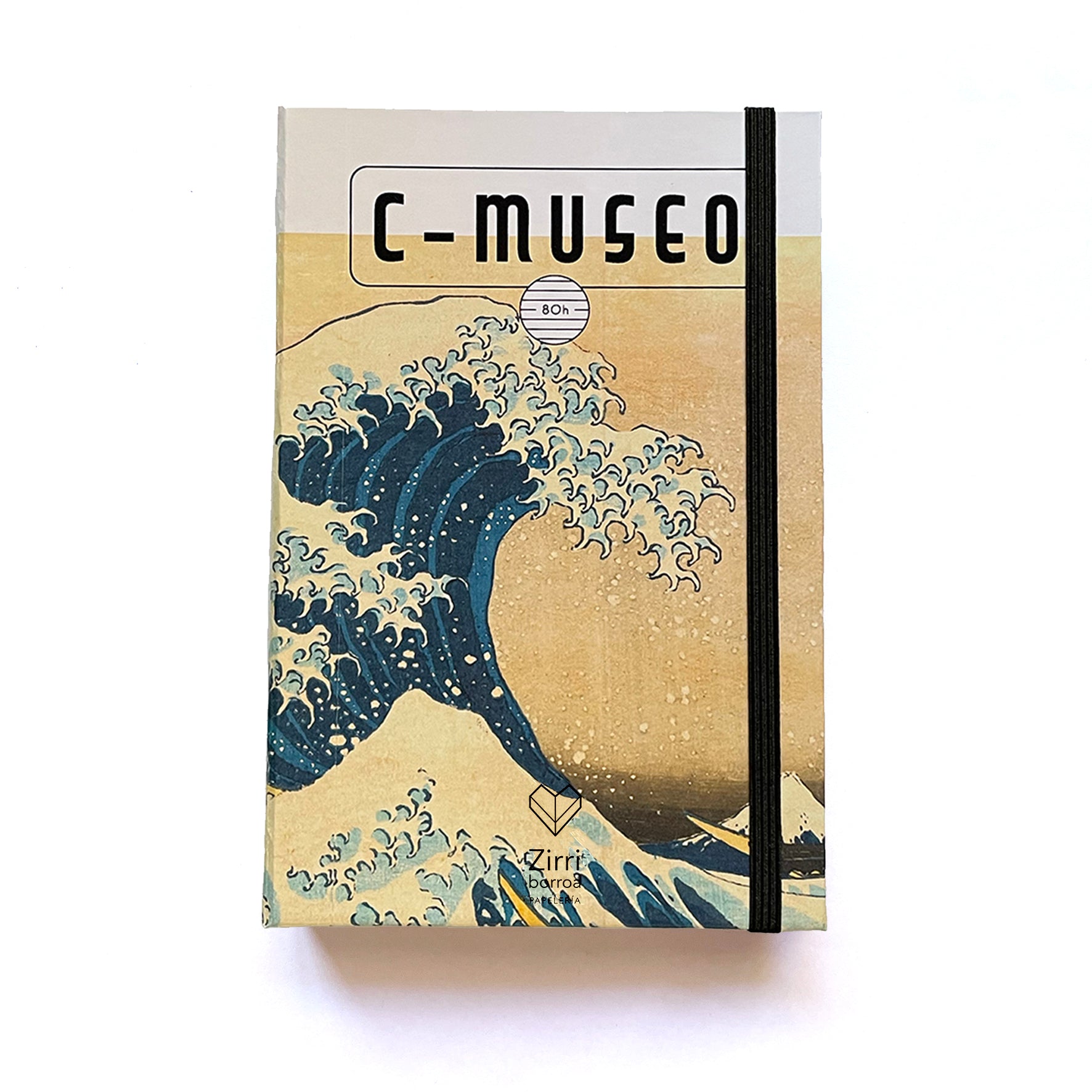 C-Museo “Bajo la ola de Kanagawa” - Libreta con arte en su portada.