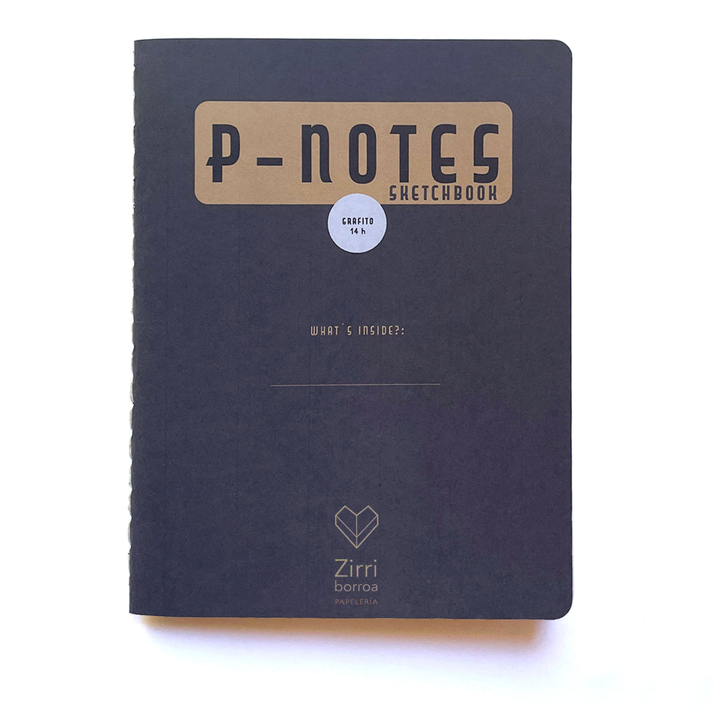 P- Notes Sketchbook Grafito - Libreta para dibujar