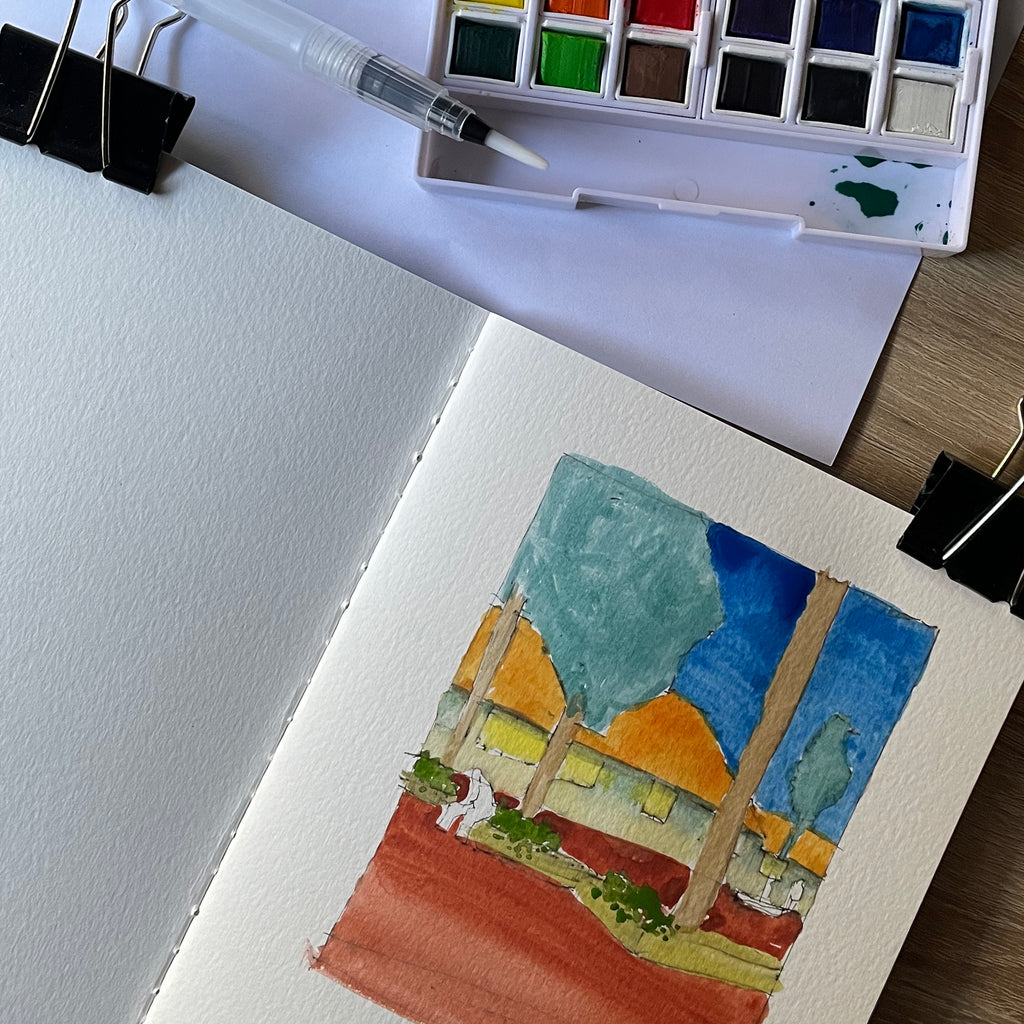 P-Notes Sketchbook acuarela - Libreta para pintar